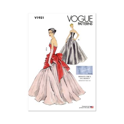 Patron Vogue 1931 F5 - Robe et dessus de corsage