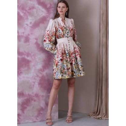 Patron Vogue 1934 Y5 - Robe femme avec col 2