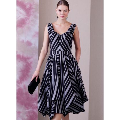 Patron Vogue 1935 Y5 - Robe avec corsage dans le biais 2