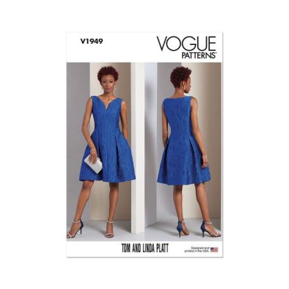 Patron Vogue 1949 Y5 - Robe entoilée