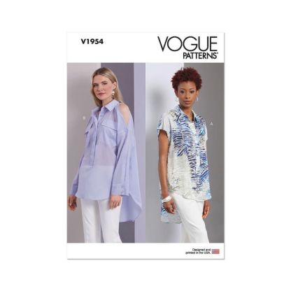 Patron Vogue 1954 B5 - Hauts amples