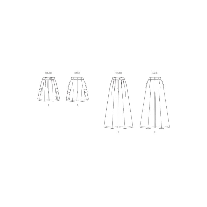 Patron Vogue 1958 F5 - Pantalon & short