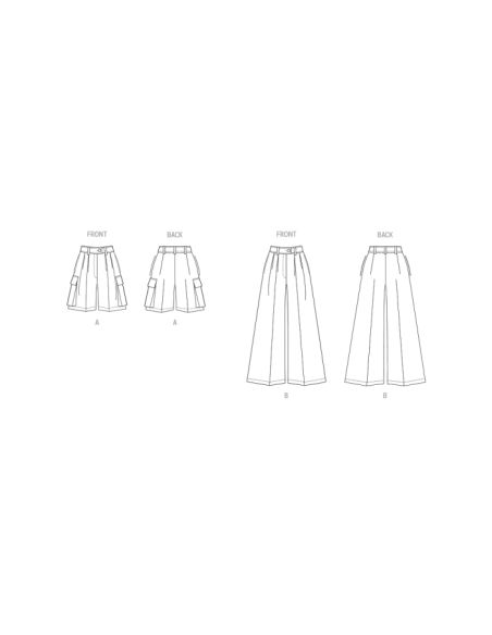 Patron Vogue 1958 F5 - Pantalon & short