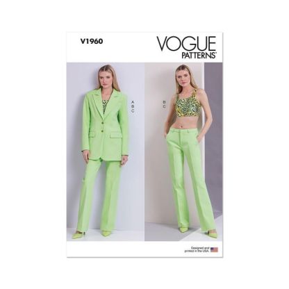 Patron Vogue 1960 Y5 - Veste, haut et pantalon