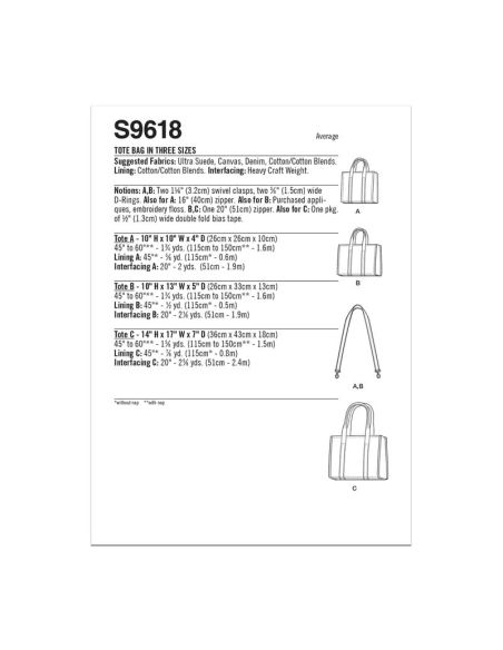 Patron Simplicity 9618.OS - Tote-bag