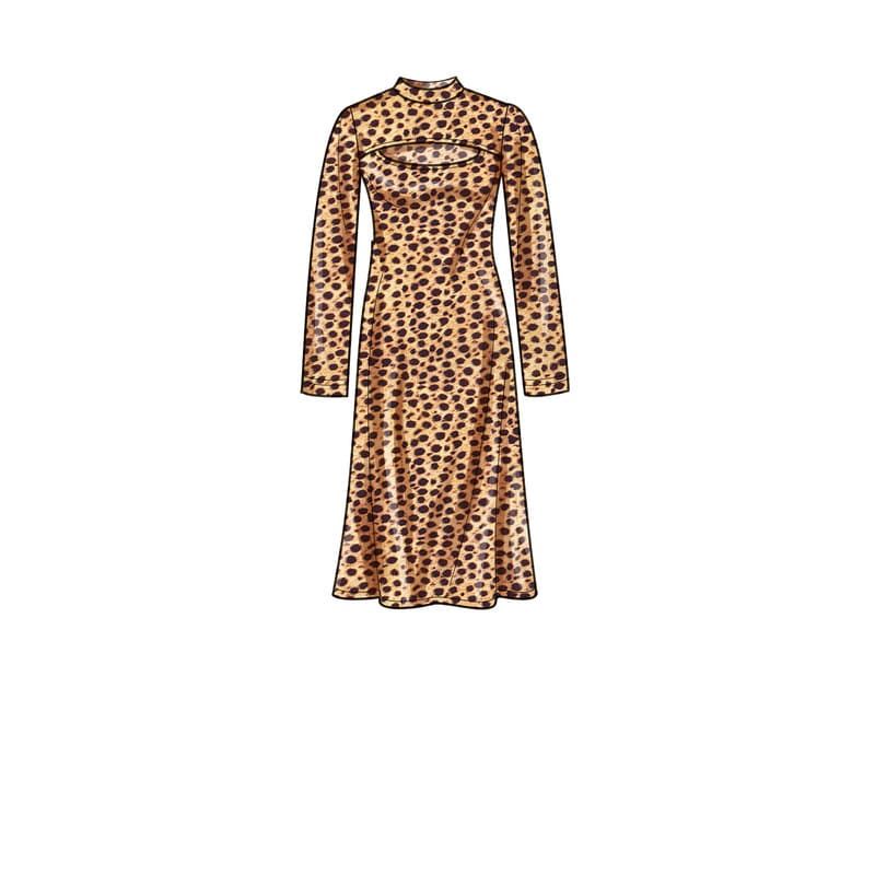 Patron Simplicity 9644.AA - Robe en tricot en trois longueurs