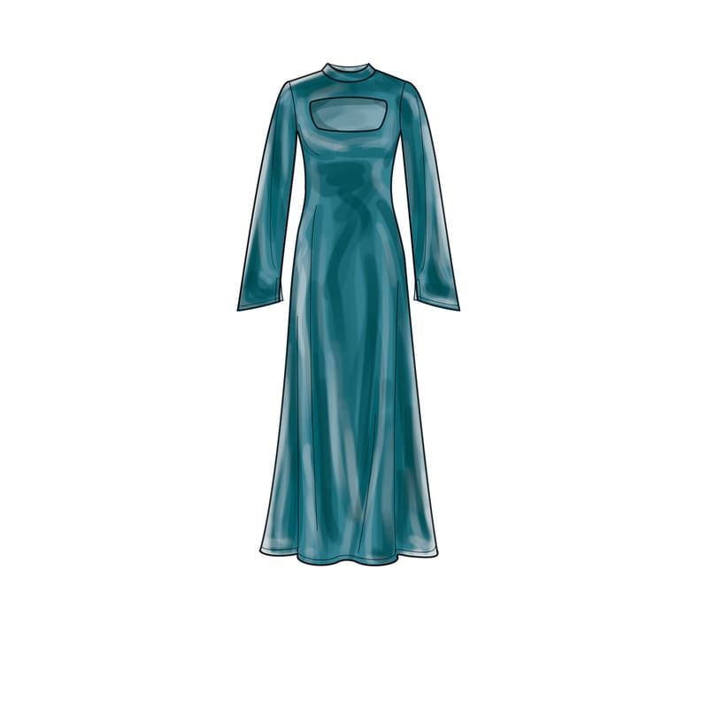 Patron Simplicity 9644.AA - Robe en tricot en trois longueurs