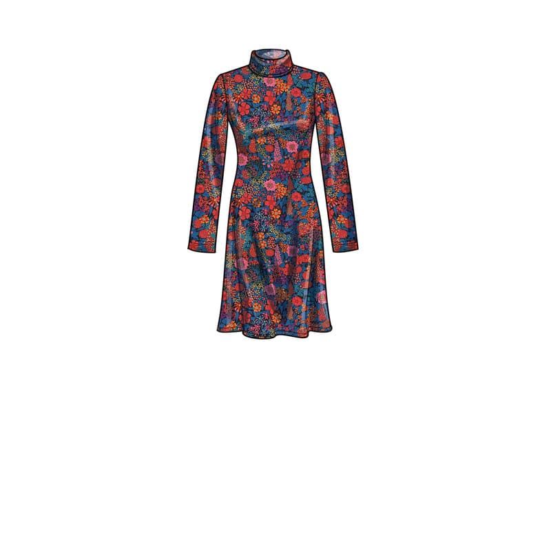 Patron Simplicity 9644.AA - Robe en tricot en trois longueurs