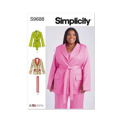 Patron Simplicity 9688.M1 - Blouson avec ceinture