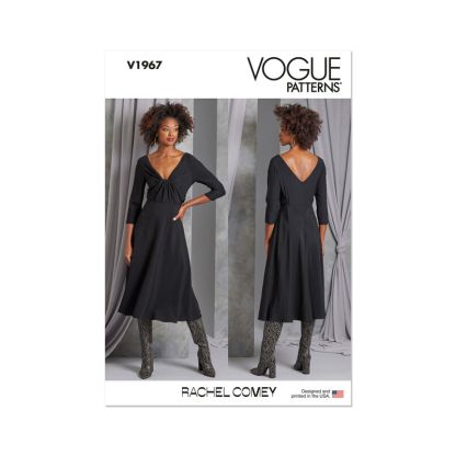 Patron Vogue 1967 H5 - Robe doublée