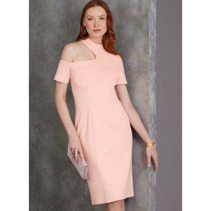 Patron Vogue 1969 B5 - Robe moulante à épaule dénudée 2