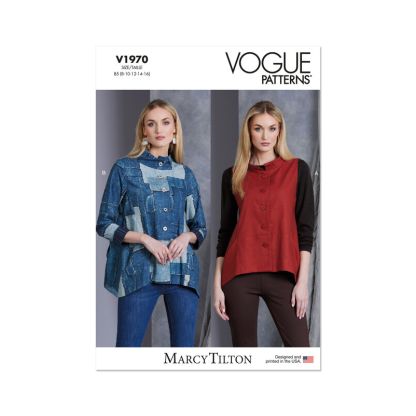 Patron Vogue 1970 Y5 - Gilet et veste semi ajustés