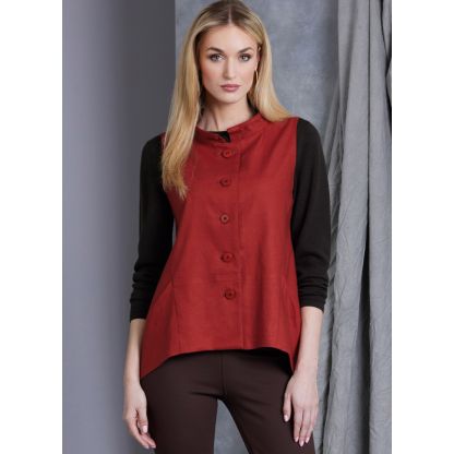 Patron Vogue 1970 Y5 - Gilet et veste semi ajustés 2