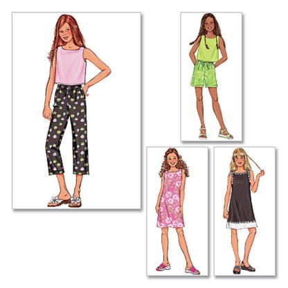 Patron Butterick 3860/10 - Haut, robe, short et pantalon 2