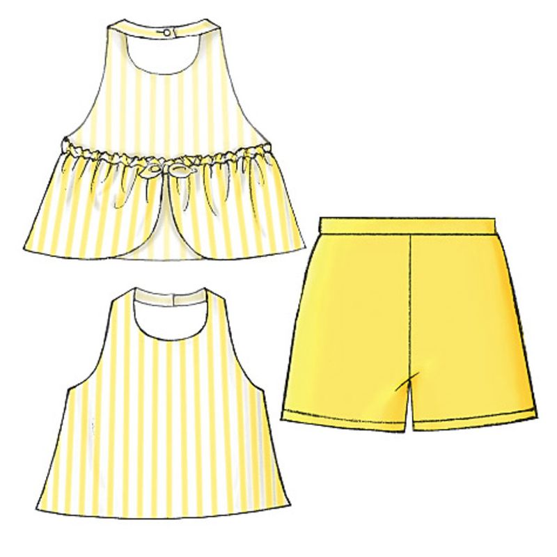 Patron Butterick 4503/CDD - Haut, jupe et short