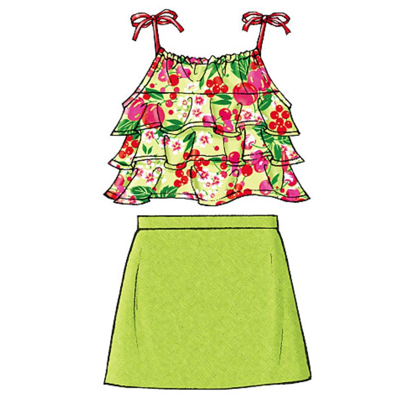 Patron Butterick 4503/CDD - Haut, jupe et short
