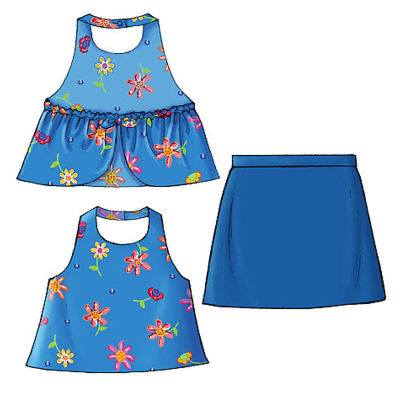 Patron Butterick 4503/CDD - Haut, jupe et short