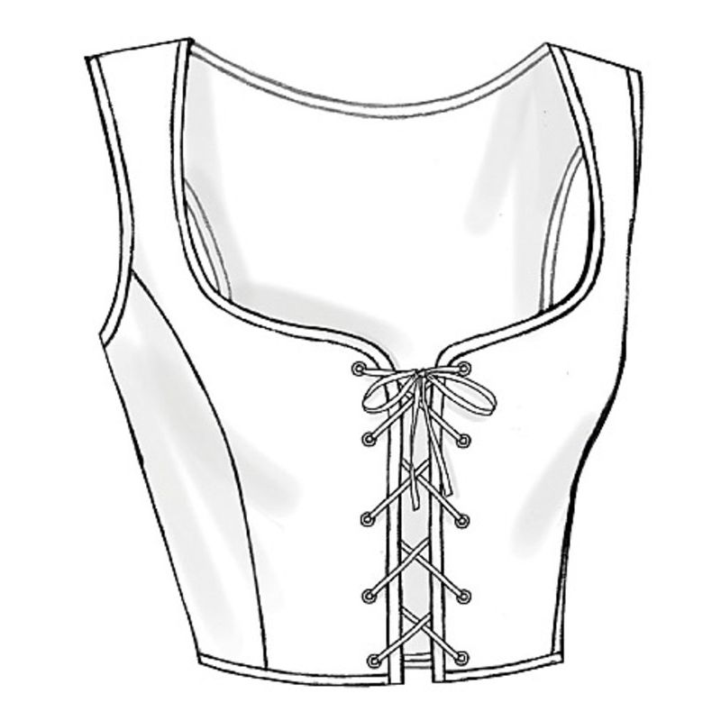 Patron Butterick 4669/EE - Corset