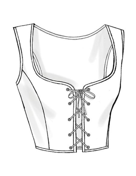 Patron Butterick 4669/EE - Corset