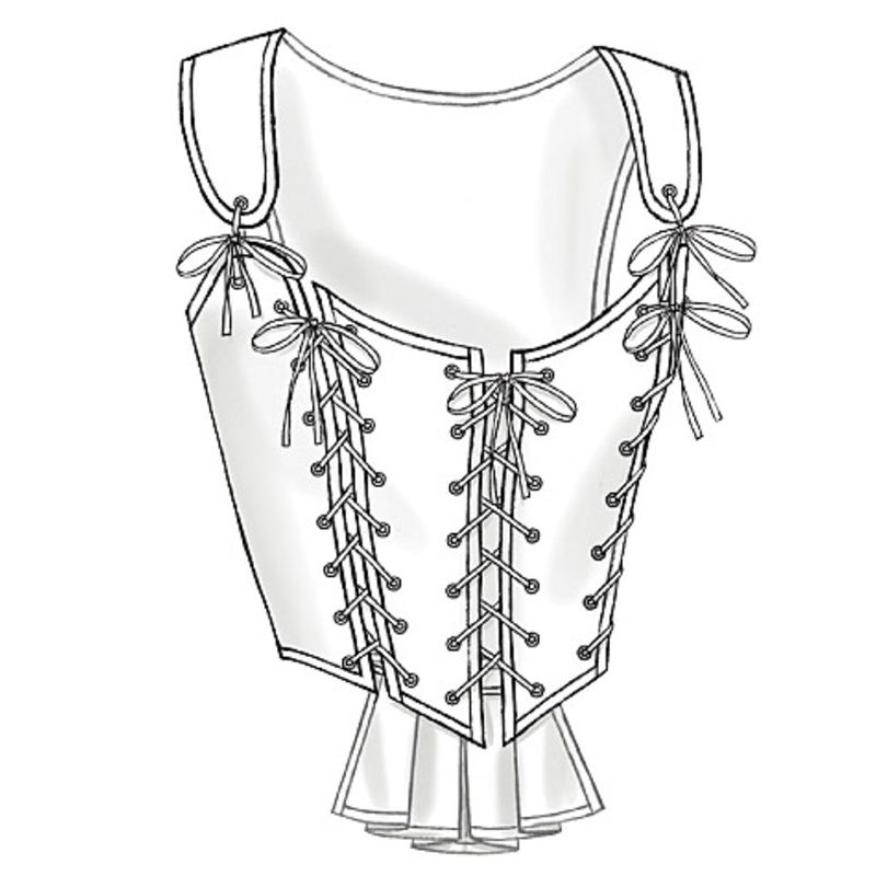 Patron Butterick 4669/EE - Corset