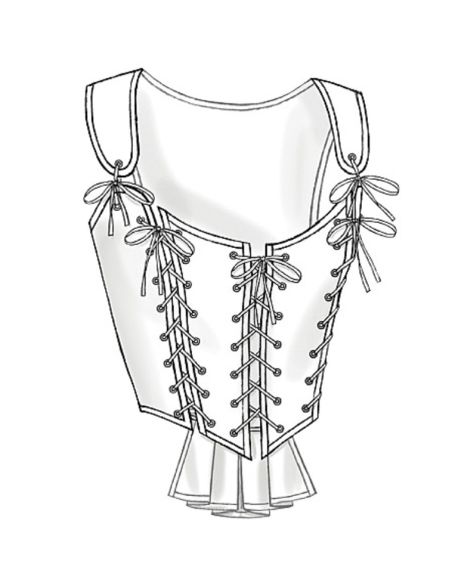 Patron Butterick 4669/EE - Corset