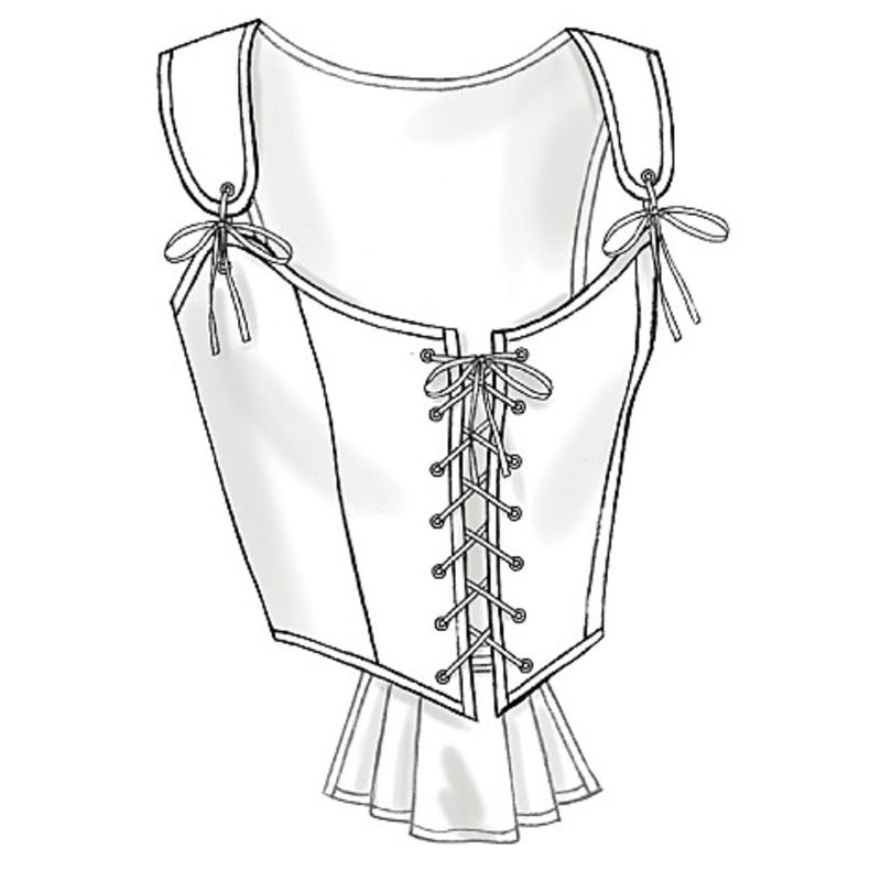 Patron Butterick 4669/EE - Corset