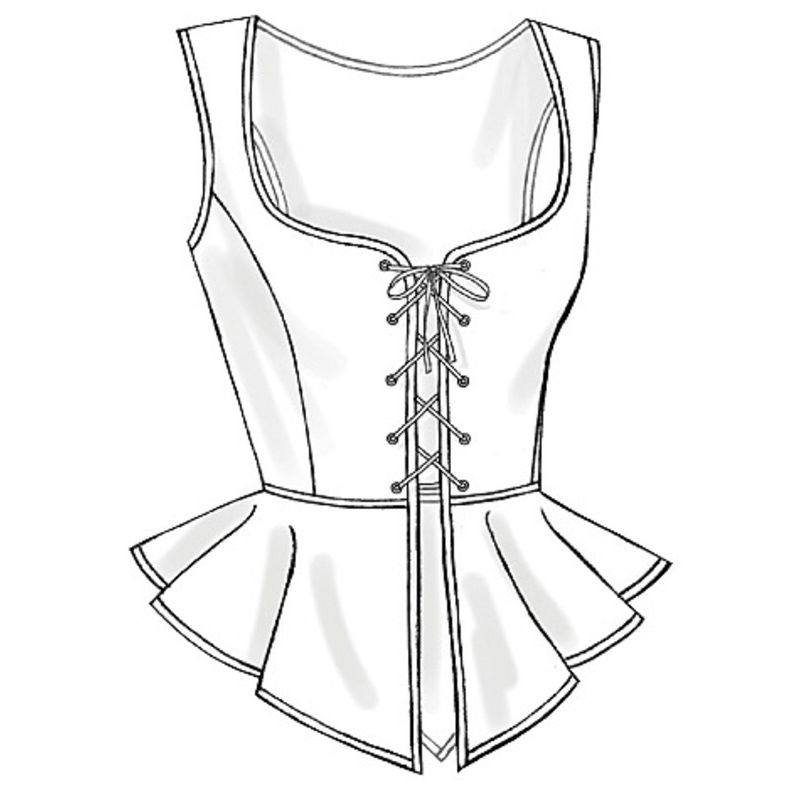 Patron Butterick 4669/EE - Corset