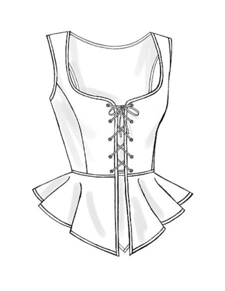 Patron Butterick 4669/EE - Corset