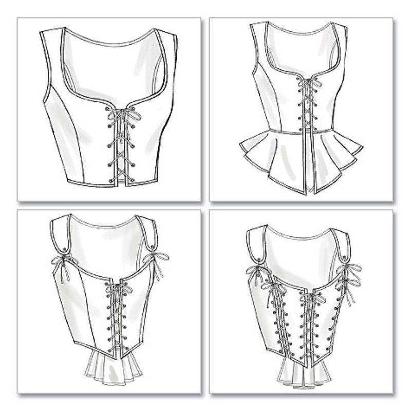 Patron Butterick 4669/EE - Corset