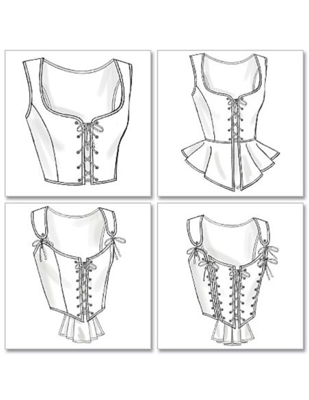 Patron Butterick 4669/EE - Corset