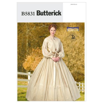 Patron Butterick 5831/F5 - Robe et jupon
