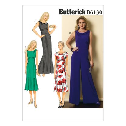Patron Butterick 6130/E5 - Robe et combinaison