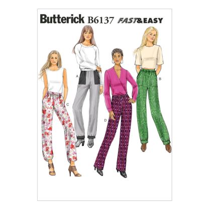 Patron Butterick 6137/E5 - Pantalon
