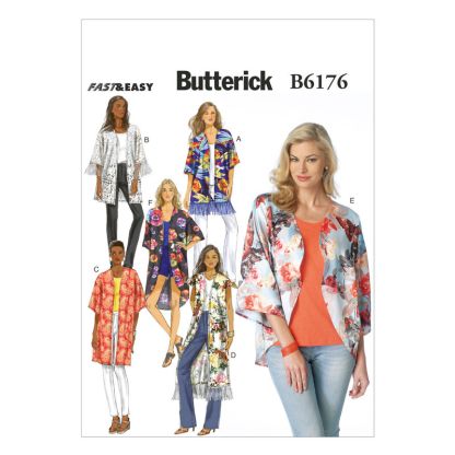 Patron Butterick 6176/Y - Kimono