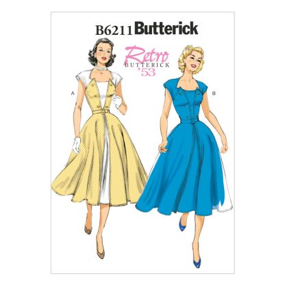 Patron Butterick 6211/E5 - Robe et ceinture
