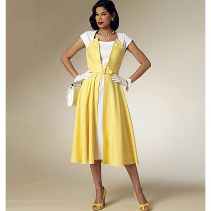 Patron Butterick 6211/E5 - Robe et ceinture 2