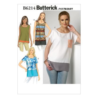 Patron Butterick 6214/ZZ - Haut