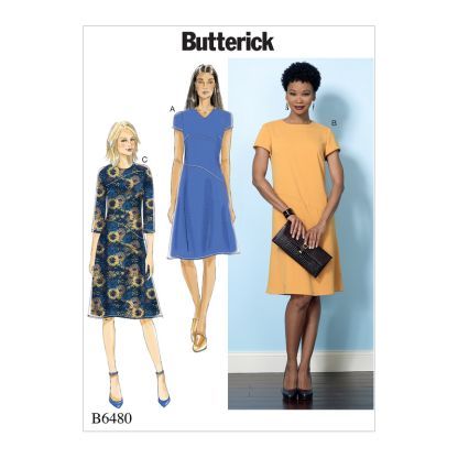 Patron Butterick 6480/A5 - Robe