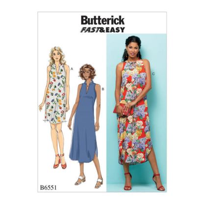 Patron Butterick 6551/ZZ - Robe