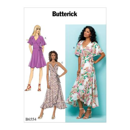 Patron Butterick 6554/E5 - Robe