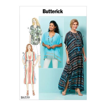 Patron Butterick 6559/ZZ - Haut, tunique et caftan