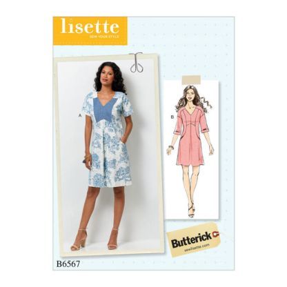 Patron Butterick 6567/E5 - Robe