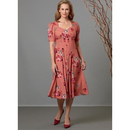 Patron Butterick 6586/E5 - Robe 2