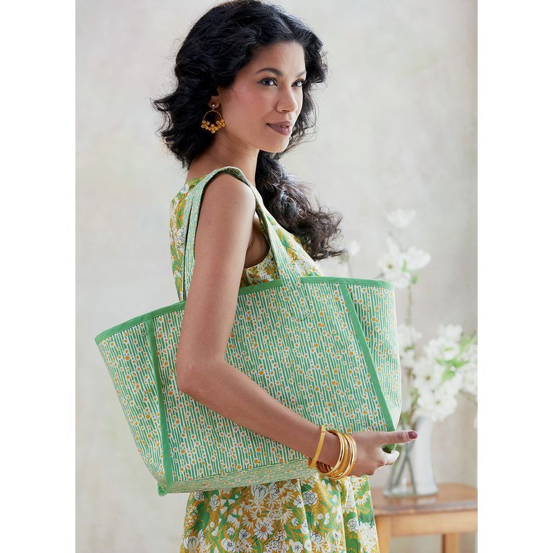 Patron Butterick 6674/E5 - Robe, ceinture et sac à main