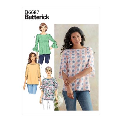 Patron Butterick 6687/Z - Haut
