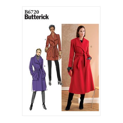Patron Butterick 6720/XZ - Vêtement de dessus et ceinture