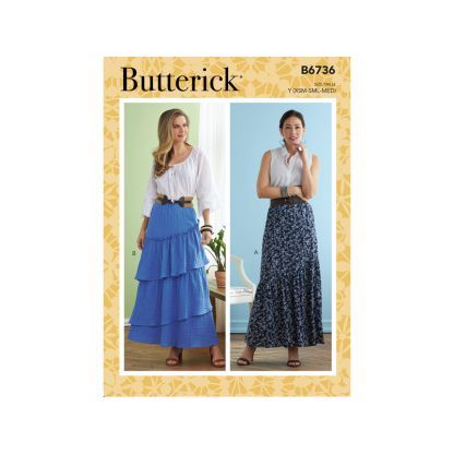 Patron Butterick 6736/ZZ - Jupe