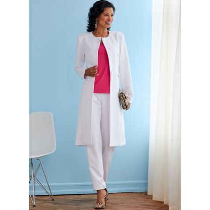 Patron Butterick 6740/F5 - Veste, manteau, haut et pantalon 2