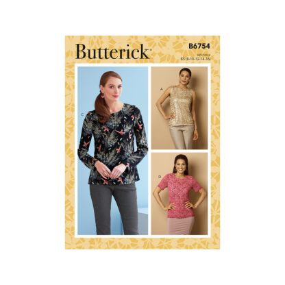 Patron Butterick 6754/F5 - Haut