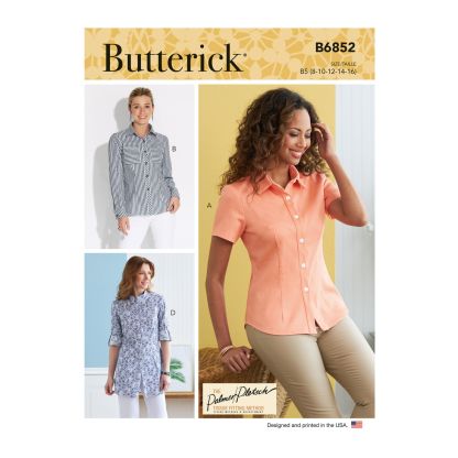 Patron Butterick 6852/F5 - Chemise